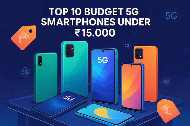 Top 10 Budget 5G Smartphones Under ₹15,000